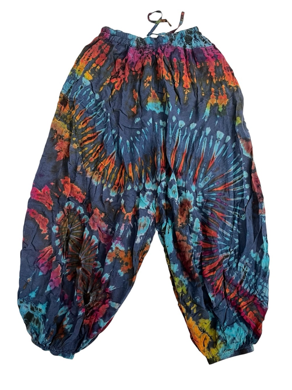 Kathmandu Tie-Dye Harem boho flowy pants